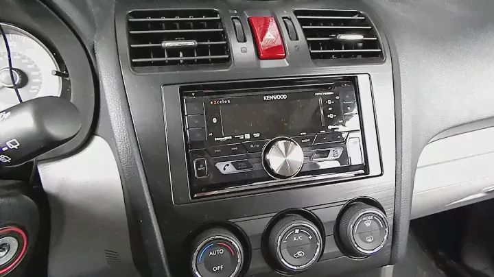 Новая автомобильная стереосистема моего Subaru: Kenwood eXcelon DPX793BH