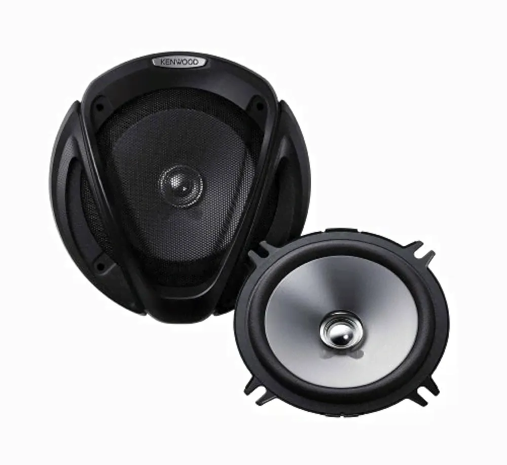 Автомобильные динамики 13 см Kenwood KFC-E 1352 130mm Doppelkonus-Lautsprecher (140 Watt) schwarz-0