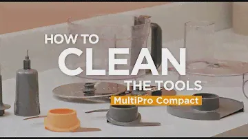 MultiPro Compact (FDP31) | How to clean the tools