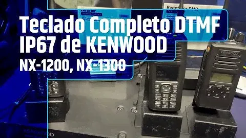 NX-1200, NX-1300, Teclado Completo DTMF IP67 de KENWOOD