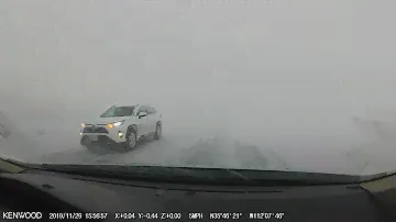 Kenwood - DRV-A601W 4K Dash Cam into Snow Storm