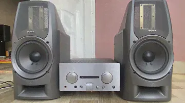 ghép loa sony md9 vs amply kenwood A-1001