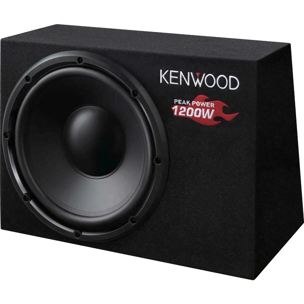 авто.сабвуферы KENWOOD KSC-W1200В пассивный, корпус