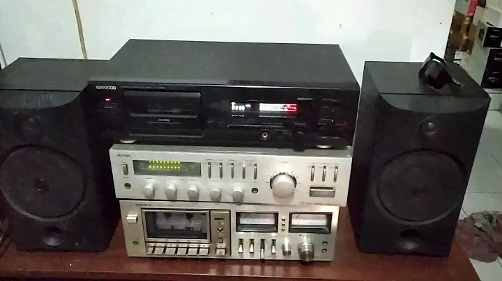 KENWOOD KX - 3060 HX Pro Stereo Casette Tape Deck Player + AUREX SB A60 Integrated Amplifier