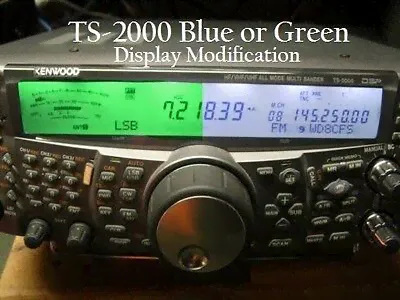 Kenwood TS-2000 Mod/kit Instructions Blue Green led Light change (NOT A RADIO)-0