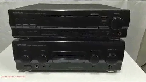 Amplificador Kenwood A-77 e EqualizadorKenwood GE-760