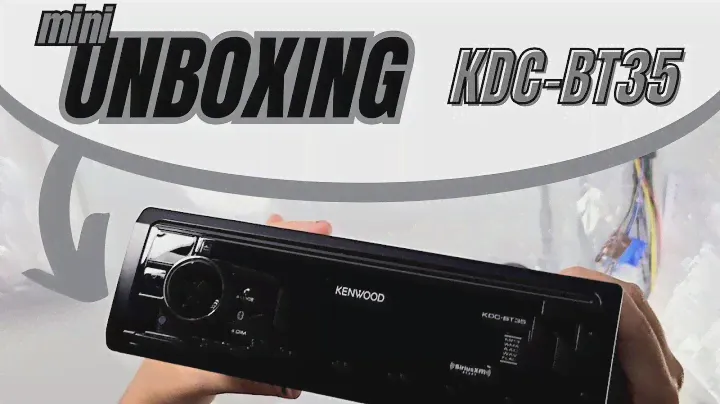 MINI UNBOXING KDC-BT35 Car radio from @Kenwood