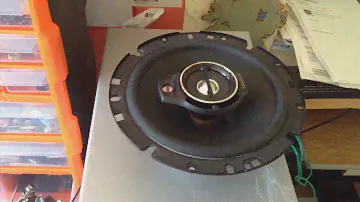 Kenwood speaker bass test.