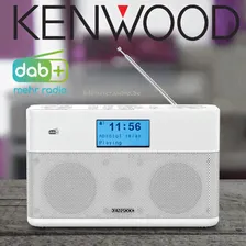Kenwood CR-ST50DAB-W DAB+ Radio Bluetooth Lautsprecher Wecker Hifi Küche Bad